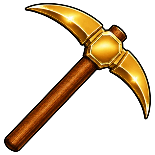 Gold Pickaxe